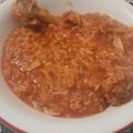El cooksnap de Luján Aguirre cuando hizo Guisito de arroz con pollo Fácil y rápido.