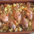 El cooksnap de Sara García Ramajo cuando hizo Muslos de pollo al horno con patatas.
