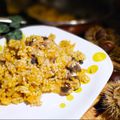El cooksnap de Zaida TC @alquimiasfood cuando hizo Arroz con setas y castañas.