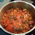 El cooksnap de Corina Buga cuando hizo Caracoles en salsa.