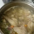 Javier Azogue's cooksnap of when they made Sopa de Pollo ecuatoriana.