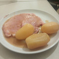 El cooksnap de Celia Laguna cuando hizo Lomo de cerdo con salsa de manzana y cebolla.