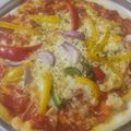 AnsuyaBa Chauhan's cooksnap of when they made પિઝા (pizza recipe in gujarati).