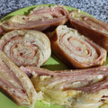 El cooksnap de Albana Nieves cuando hizo Pan Casero relleno de jamón y queso 😋.
