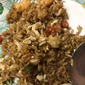 Cooksnap Cik Jaa semasa beliau membuat Nasi goreng kicap.