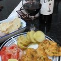 El cooksnap de Jorge cuando hizo Filetes de lenguado a la romana.