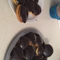 El cooksnap de Jennifer Olivera cuando hizo Alfajores yoyo de chocolate.