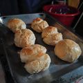 El cooksnap de Ale Romano cuando hizo Pan tipo tortuga, pebetes y pan de viena.
