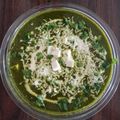 vasanti Kawishwar's cooksnap of when they made पालक पनीर (palak paneer recipe in marathi).