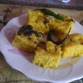 Mukti Sahay's cooksnap of when they made Dhokla.