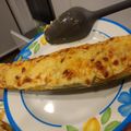El cooksnap de Mónica Casado Folgado cuando hizo Calabacines rellenos de Carne picada, gratinados!!🥒🍴.