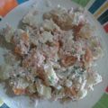 El cooksnap de Angela Garcia Mendez cuando hizo Ensalada rusa.