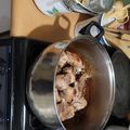 El cooksnap de Abrilita Juárez cuando hizo Carne de puerco en salsa verde con habas verdes.
