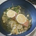 El cooksnap de Enid cuando hizo Salmón con cilantro y limón.