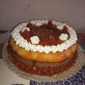 El cooksnap de Carliita Lopez cuando hizo Chocoflan.