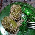 El cooksnap de Caro cuando hizo Tunas con miel y amaranto. Dulce prehispánico.