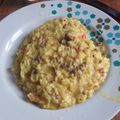 El cooksnap de Florencia Rios cuando hizo Guiso de arroz y carne al pimentón.