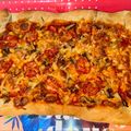Dohándi Alexandra Cooksnap-ja, amikor elkészítette a(z) Élesztő nélküli, sütőporos pizza recept receptet.
