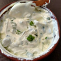 El cooksnap de Luciana Fenos cuando hizo Dip de queso crema y ciboulette (o verdeo).