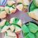 Cooksnap dari AQuee Khangeen Bhojho Mue untuk resep Bolu Kukus Semangka(Tanpa Soda, Anti Gagal, 1 telur)