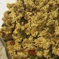 Ziya Ali's cooksnap of when they made Paneer Bhurji.