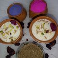 Dipika Bhalla's cooksnap of when they made ठंडाई लस्सी (thandai lassi recipe in Hindi).