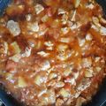 El cooksnap de elizabethandrade032@gmail.com cuando hizo Carne de puerco a la mexicana, con chorizo.