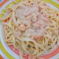 El cooksnap de Camila González Urrutia cuando hizo Camarones en salsa blanca.