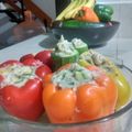 El cooksnap de Monse Olague cuando hizo Pimientos o morrones rellenos con atún y salsa bechamel.