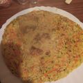 El cooksnap de Rosamar Núñez cuando hizo Tortilla de zucchini y zanahoria.