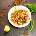Sudha Singh का कुकस्नैप जब उन्होंने अंकुरित मूंग सलाद (ankurit moong salad recipe in Hindi) बनाया था।