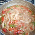 El cooksnap de Gina Gutierrez cuando hizo Fajitas de pollo a la Mexicana.