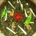 Sheenay Khan's cooksnap of when they made Palak Chicken.