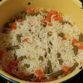 El cooksnap de Sergio Hernandez Segura cuando hizo Arroz blanco con un toque de mantequilla, cebolla y ajo.