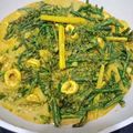 Cooksnap Q'leenalee's Kitchen semasa beliau membuat Rendang Pucuk Paku.