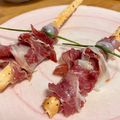 El cooksnap de Irene-Guirao cuando hizo Flores de jamón serrano.