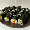 El cooksnap de Agata cuando hizo Sushi (makis y uramakis).