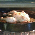 El cooksnap de Luz Elena Aguilera cuando hizo Pollo entero al horno.