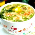 Antora Gupta's cooksnap of when they made ভেজিটেবিল এগ ড্রপ স্যুপ(vegetable egg drop soup recipe in Bengali).