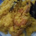 El cooksnap de Mari. V T cuando hizo Paella de mariscos.