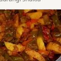 Priyanka Garg का कुकस्नैप जब उन्होंने आलू और शिमला मिर्च की सब्जी (aloo aur shimla mirch ki sabzi recipe in Hindi) बनाया था।