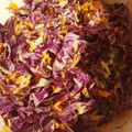 El cooksnap de Jorge Garcia cuando hizo Coleslaw o Ensalada de repollo.