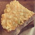 Veress Eszter Cooksnap-ja, amikor elkészítette a(z) Medvehagymás tojáspástétom (egyszerű, gyors és finom reggeli) receptet.