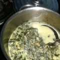Cooksnap dari Dwiana Marchenia untuk resep Daun Singkong Teri Medan Kuah Santan