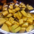 Cooksnap dari Eunike Lala Maranata untuk resep Es mangga selasih (#Bandung_recookAdamsMommy)
