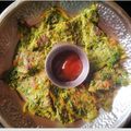 Anitha (Annie) 's cooksnap of when they made Palak Besan Chilla.