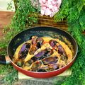 Cooksnap Salina Jalaludin semasa beliau membuat Terung Bakar Santan 🍆🥥.