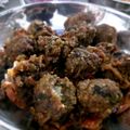 Saira Abdullah's cooksnap of when they made Gola dam kabab.