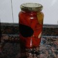 El cooksnap de Paula Andrea Boscaroli cuando hizo Morrones agridulces. Conserva fácil.
