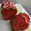 El cooksnap de Valeria Banegas cuando hizo Budín Red Velvet con chips de chocolate.